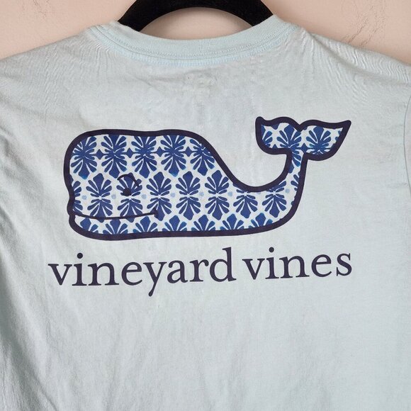 Vineyard Vines size M 12-14 long sleeve blue t shirt - Picture 5 of 9